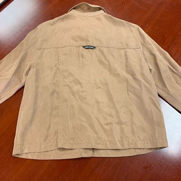 Bella Colori Brown Lyocell Casual Jacket sz M - Picture 5 of 5